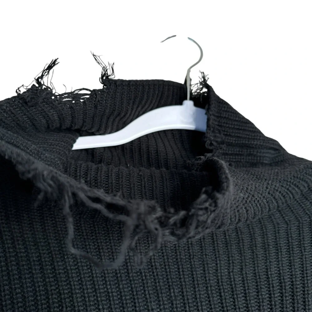 Pistola Revolve Brandy Turtleneck in Jet Black Cotton M - Picture 4 of 9